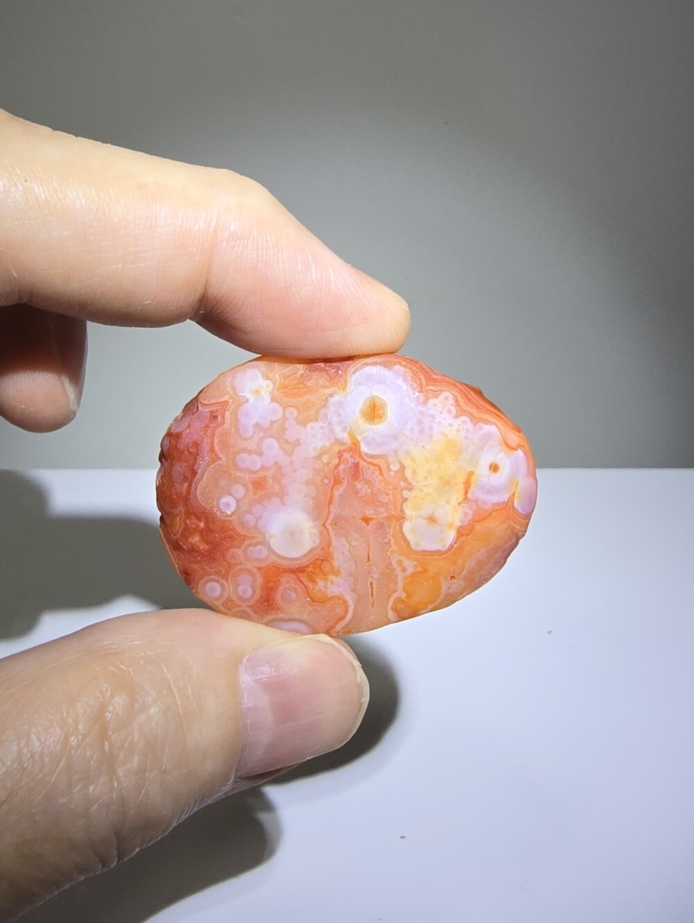 Gobi Eye Agate Crystal Palmstone #B